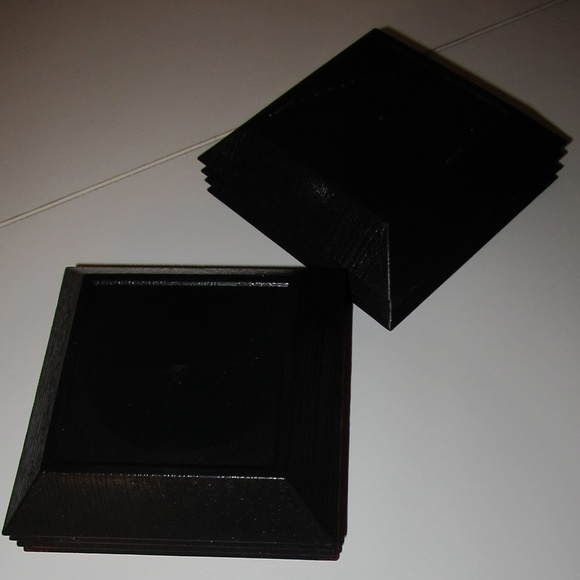 Japanese lacquerware square sauce dishes - Picture 6 of 8